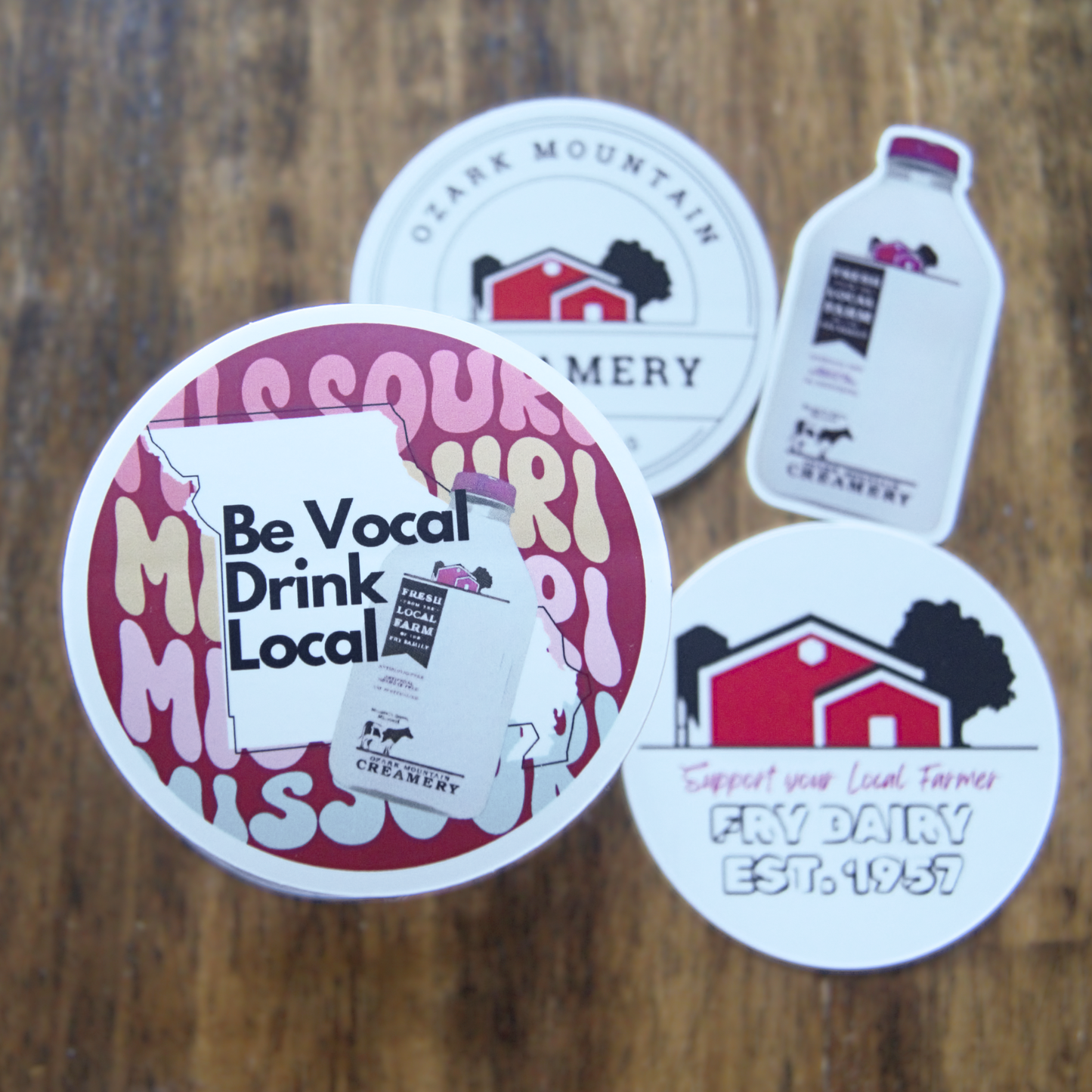 "Be Vocal, Drink Local" Missouri OMC Decal Sticker