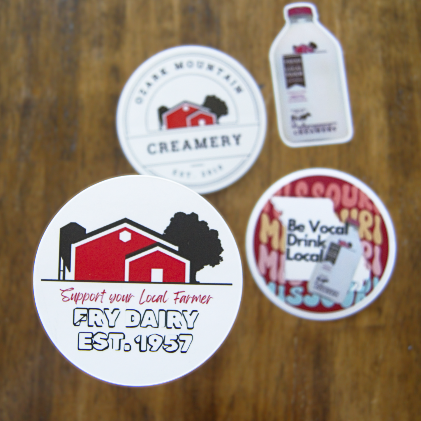 Support Fry Dairy OMC Decal Sticker