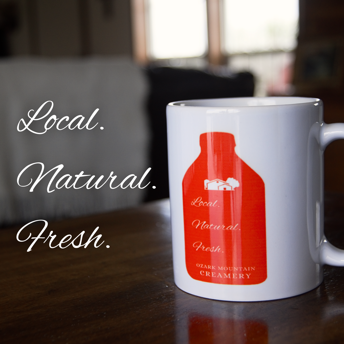 OMC "Local, Natural, Fresh" 8oz Ceramic Mug