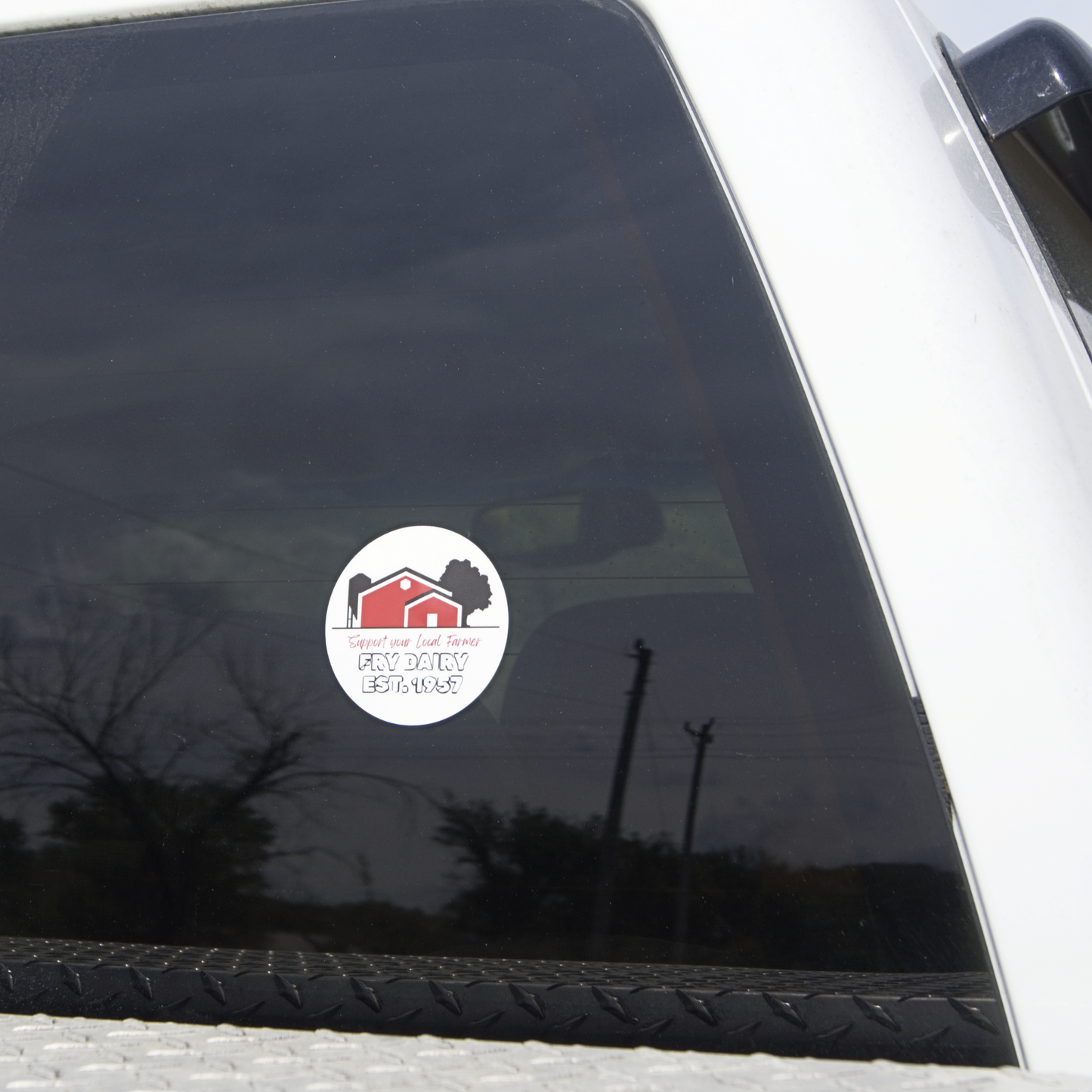 Support Fry Dairy OMC Decal Sticker