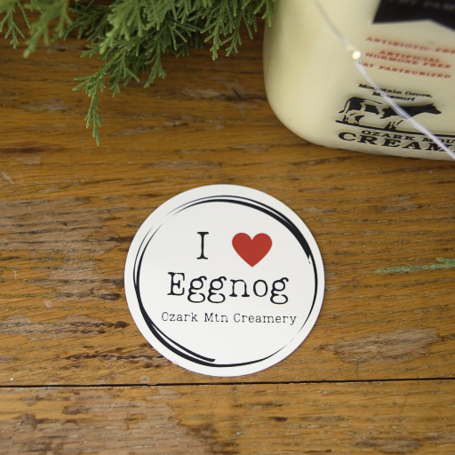 "I Love Eggnog" OMC Decal Sticker